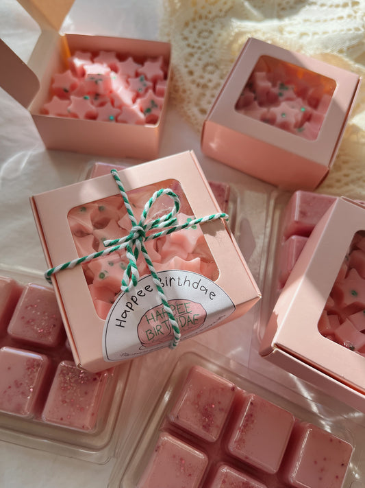 Happee Birthdae Gift Box - Wax Melt Stars
